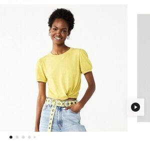 Women’s Crop Top with Twist Detail NWT - Size XL